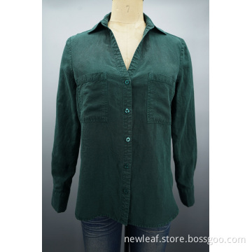 New arrival Women V-neck Elegant Long sleeve shirts